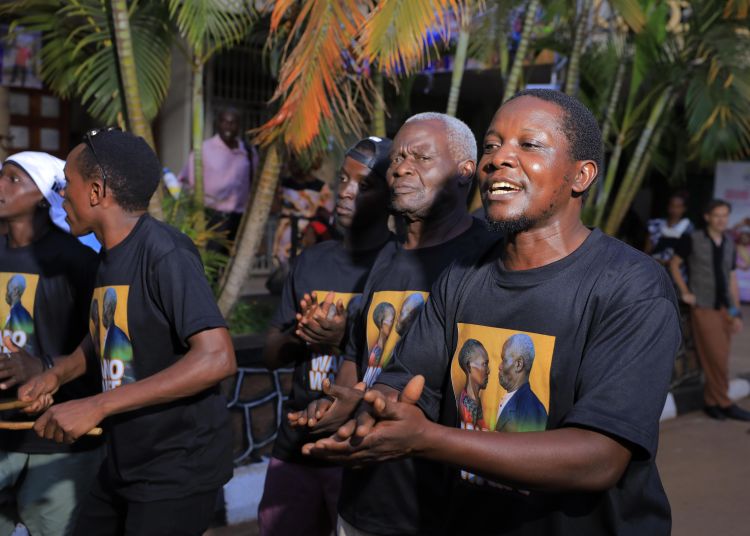 People singing