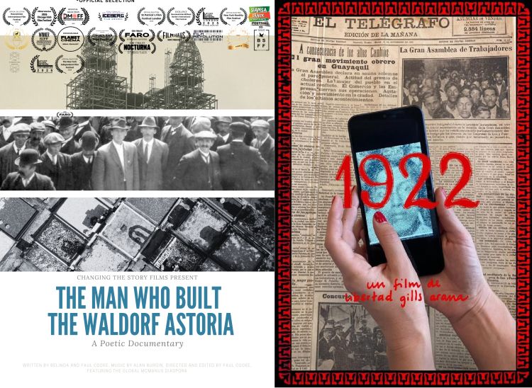 Two film posters side by side