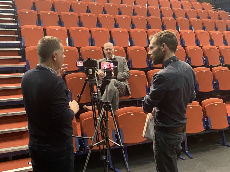 University of Leeds staff interview Mark Gatiss at stage@Leeds 