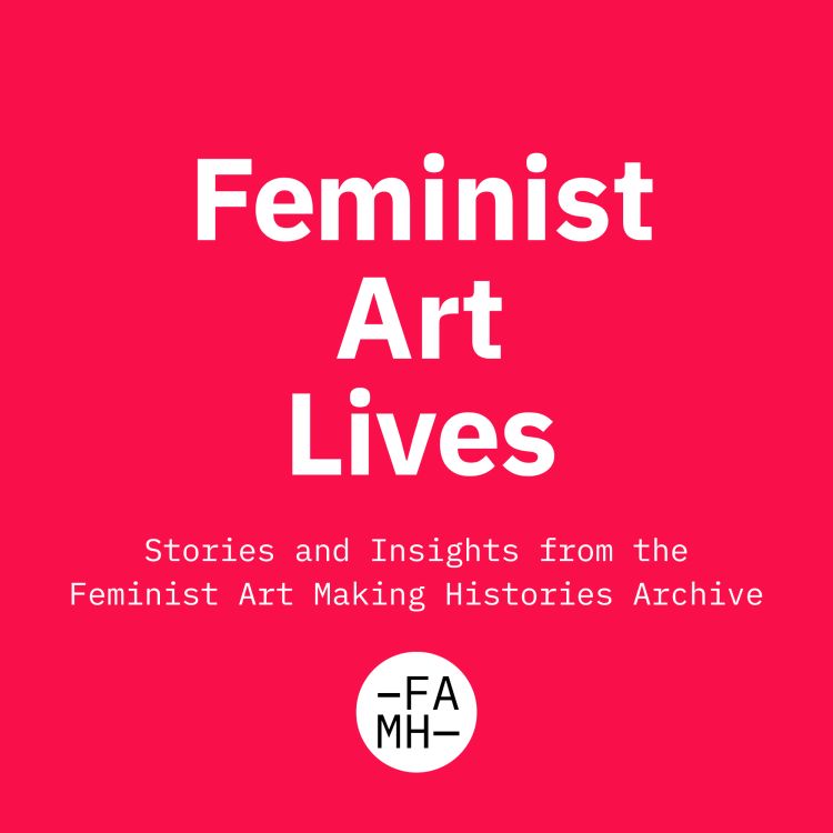 Logo for Feminist Art Lives podcast series