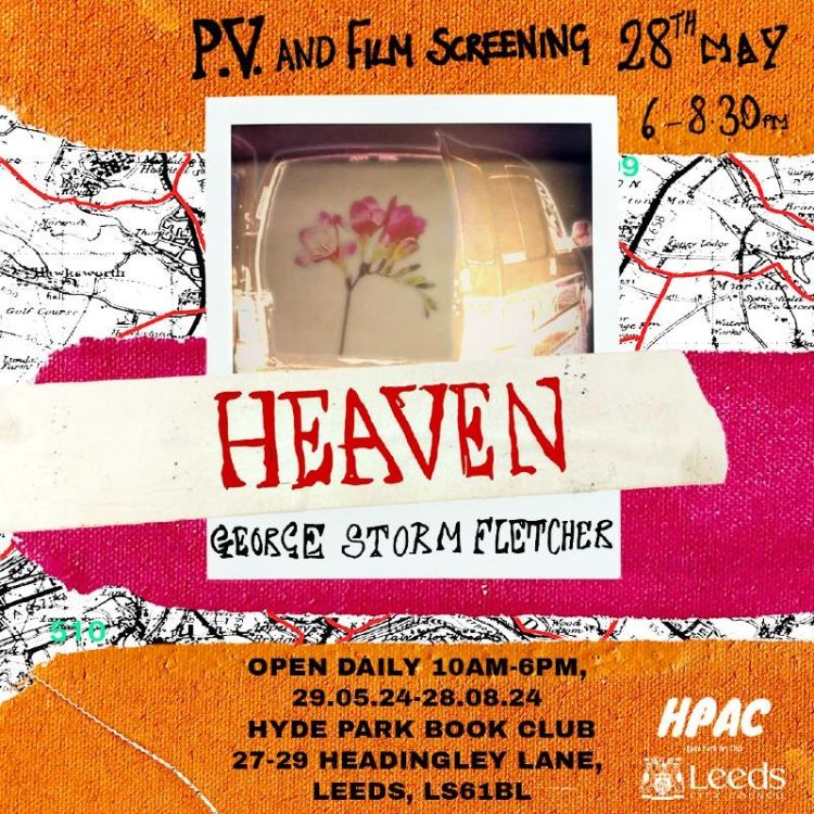 Poster for HEAVEN exhibition and film by George Storm Fletcher