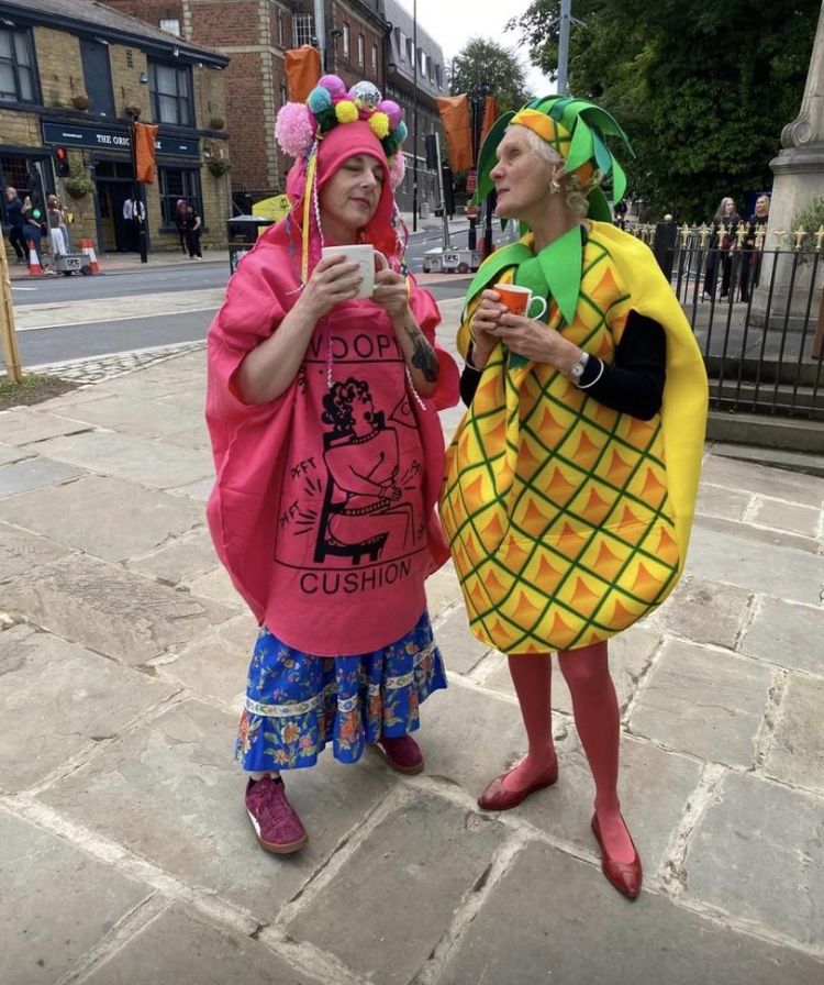 two people in fancy dress