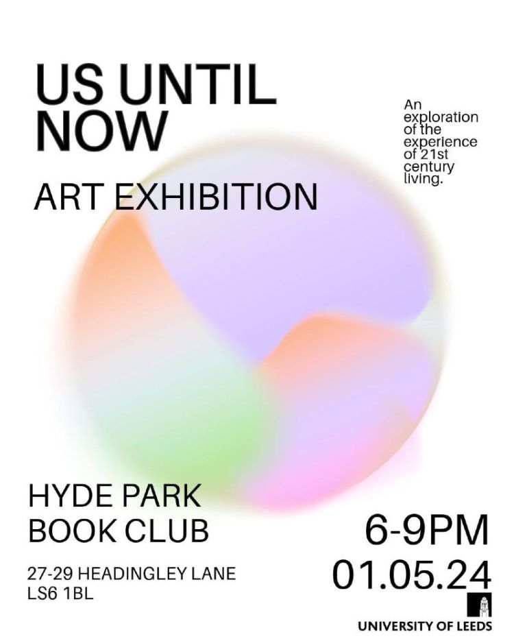 Exhibition poster for Us until now