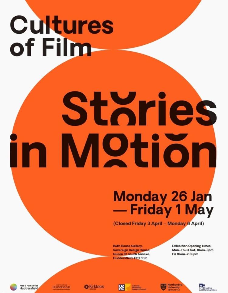 Stories in Motion exhibition poster