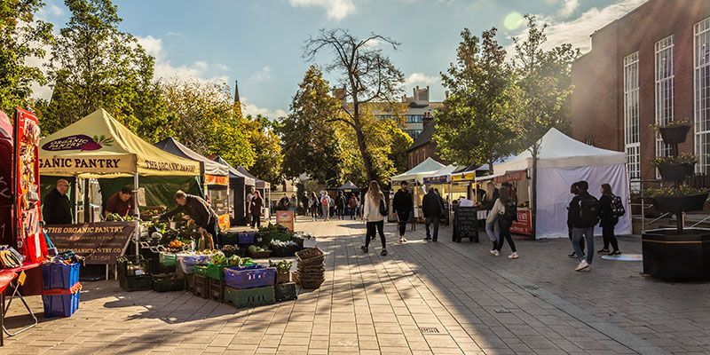 University of Leeds Campus - Farmers Market.