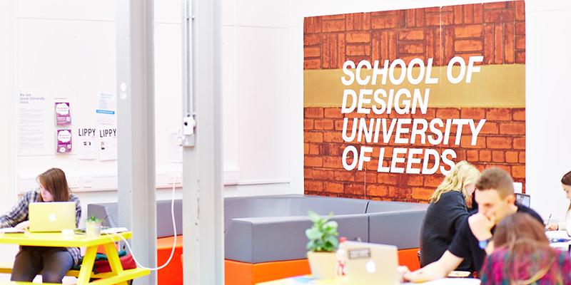 Common room for students in the School of Design