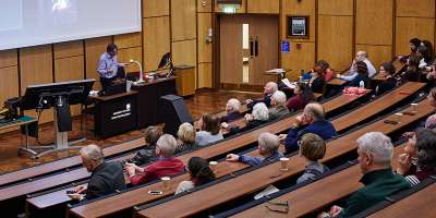 Lecture in Rupert Beckett Theatre