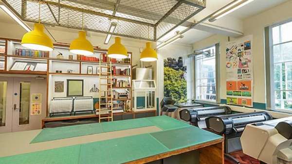 Digital print studio in the School of Design