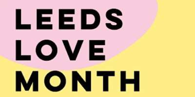 Leeds love month poster
